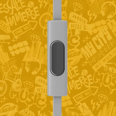 Switch from music to phone calls with built-in microphone