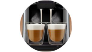 Beeldhouwwerk Tropisch Samenwerking Latte Duo Plus Koffiezetapparaat HD7856/10 | SENSEO®