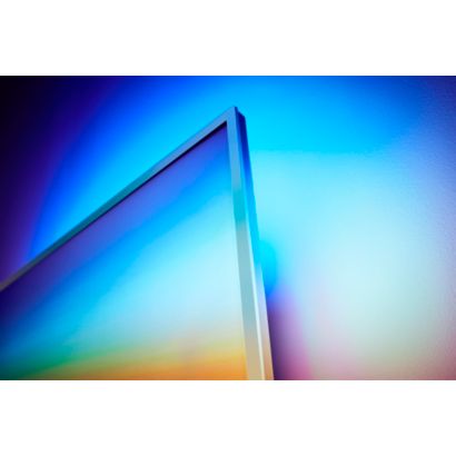 4K UHD ултратънък LED телевизор, работещ с Android