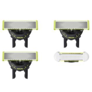 OneBlade Kombinovaná sada: 3x360 + 1x břit SkinProtect