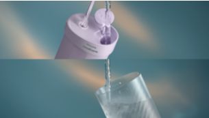 200ml collapsible water tank for a complete clean in 60 sec