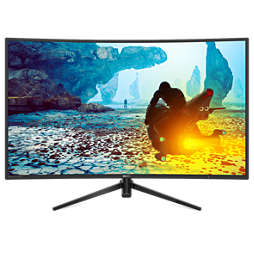 Monitor Full HD Curved LCD display