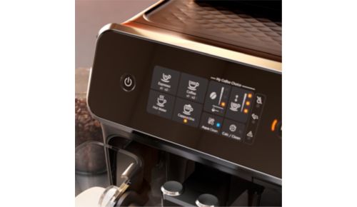  Philips Serie 2200 Máquina de café expreso totalmente  automática, espumador de leche LatteGo, 3 variedades de café, pantalla  táctil intuitiva, molinillo de cerámica 100%, filtro AquaClean, sello de  aroma, negro (EP2230/14) 