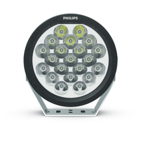 LUMUD2001RX1/10 Ultinon Drive 2000 Luz LED redonda de 7" para circulação rodoviária