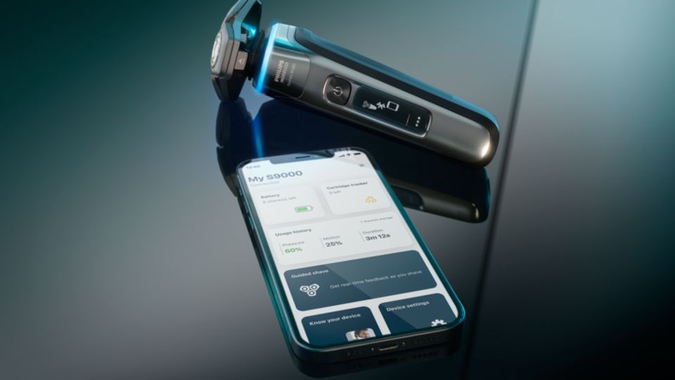 Shaver 9800 Wet & Dry electric shaver with SenseIQ S9987/85 | Philips