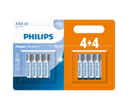 Philips power deals alkaline aaa