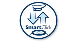 SmartClick: simply click on to your Philips brush