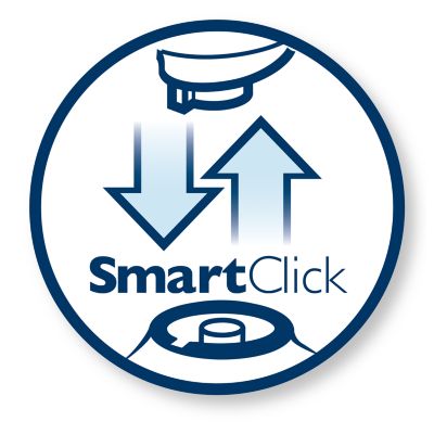 SmartClick: simply click on to your Philips brush