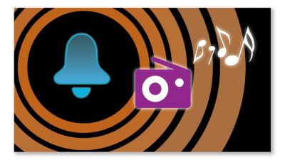 Wake up to your favourite radio tune or a buzzer