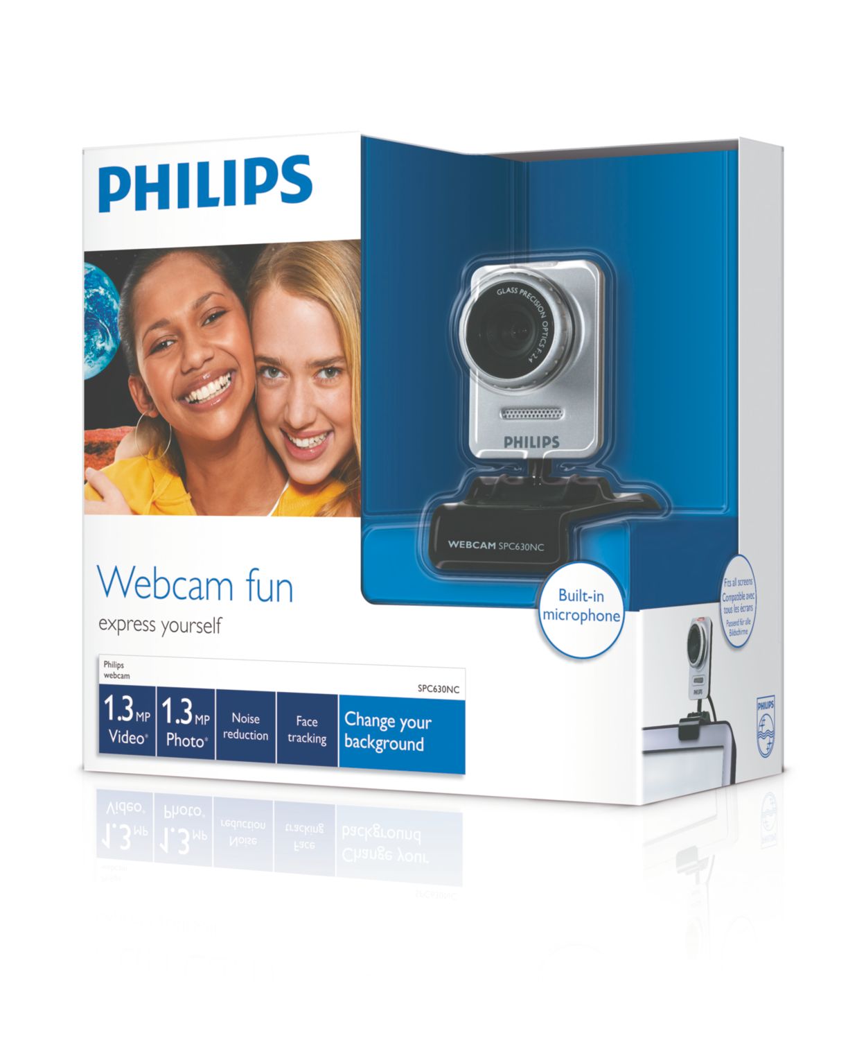 Webcam philips best sale 1.3 mp