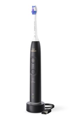 【新品未使用】PHILIPS sonicare ExpertClean ブラック Philips Sonicare 4100 Electric Toothbrush, Rechargeable with