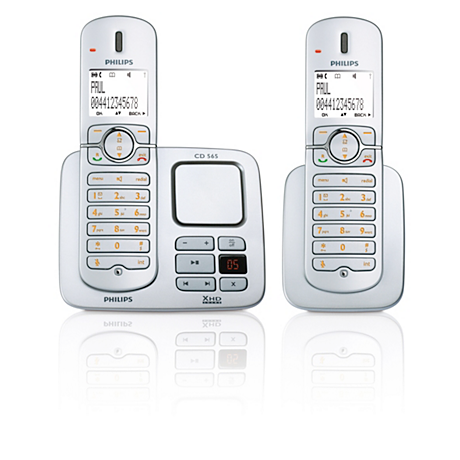 CD5652S/38 Perfect sound Téléphone fixe sans fil avec répondeur