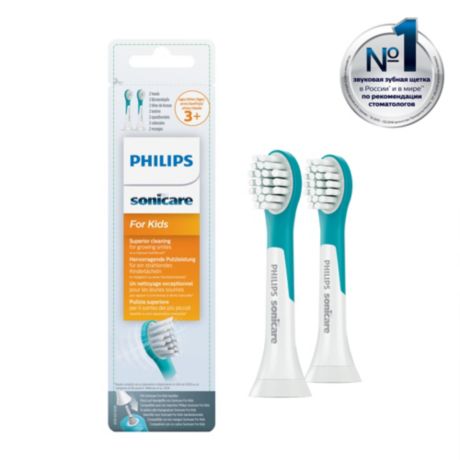 HX6032/33 Philips Sonicare For Kids Насадки для детей от 3 лет