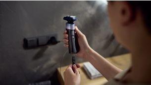 1시간 충전으로 50분 면도, 5분 고속 충전