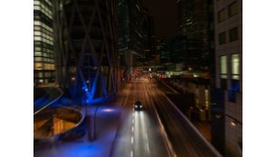 Helleres Licht auf der Straße