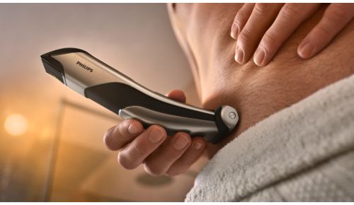 Ergonomisk greb for bedre kontrol over trimning af kropshår