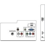Excelente entretenimiento de TV en el monitor LED Full HD