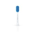 Click-on tongue brush