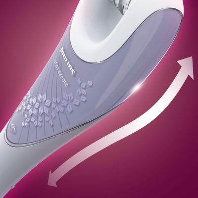 Alcance todas as áreas com o formato em s ergonômico