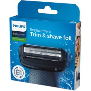 Bodygroom replacement foil Waterproof replacement foil shaver head