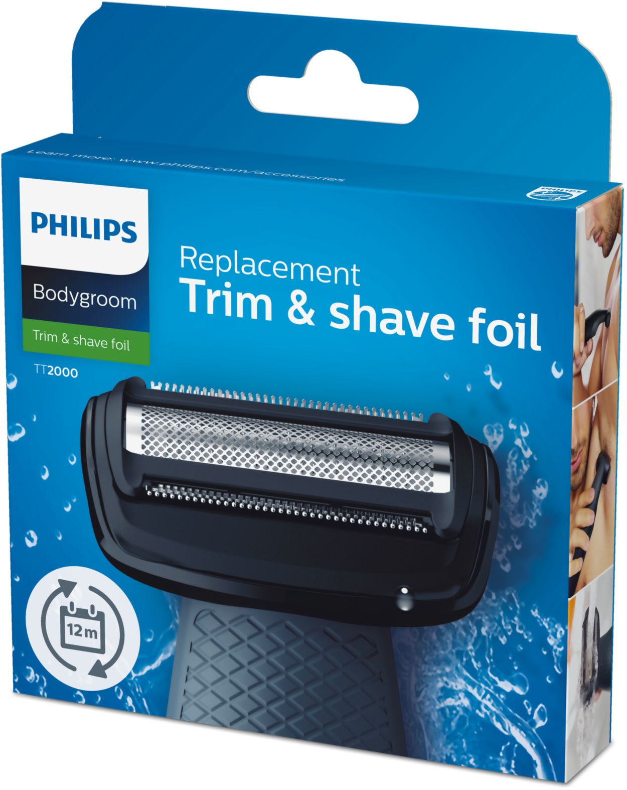 Bodygroom replacement foil Foil Philips Replacement TT2000/43 
