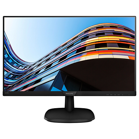 223S7EHSB/69  LCD monitor with SoftBlue Technology