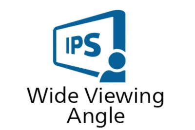 IPS LED wide view technology for image and color accuracy