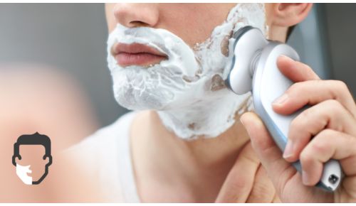 Schonende Trocken- oder erfrischende Nassrasur mit Aquatec