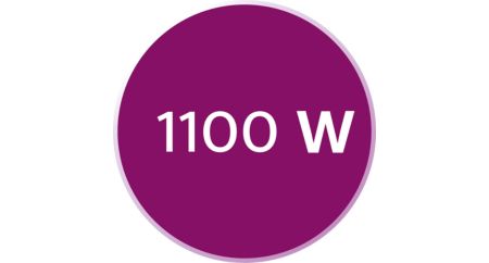 1100W for beautiful results