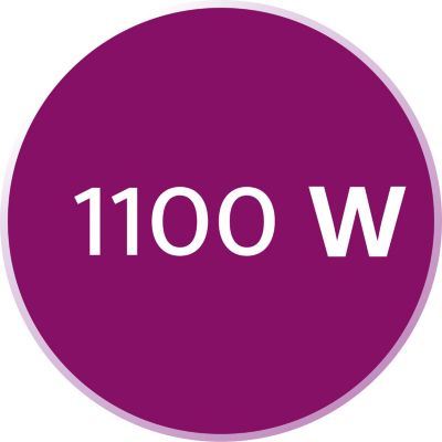 1100 W para unos resultados perfectos