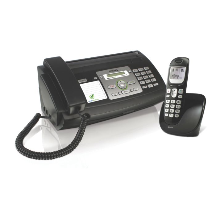 Sagen Sie es mit einem Fax