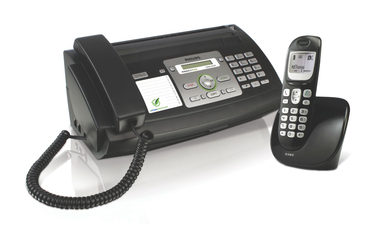Sagen Sie es mit einem Fax