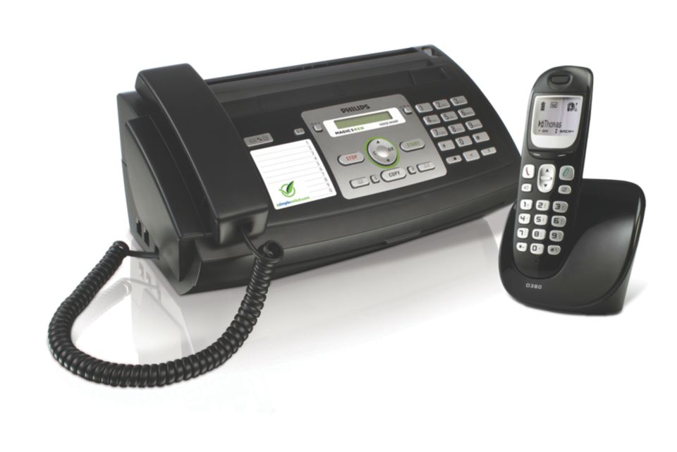 Sagen Sie es mit einem Fax