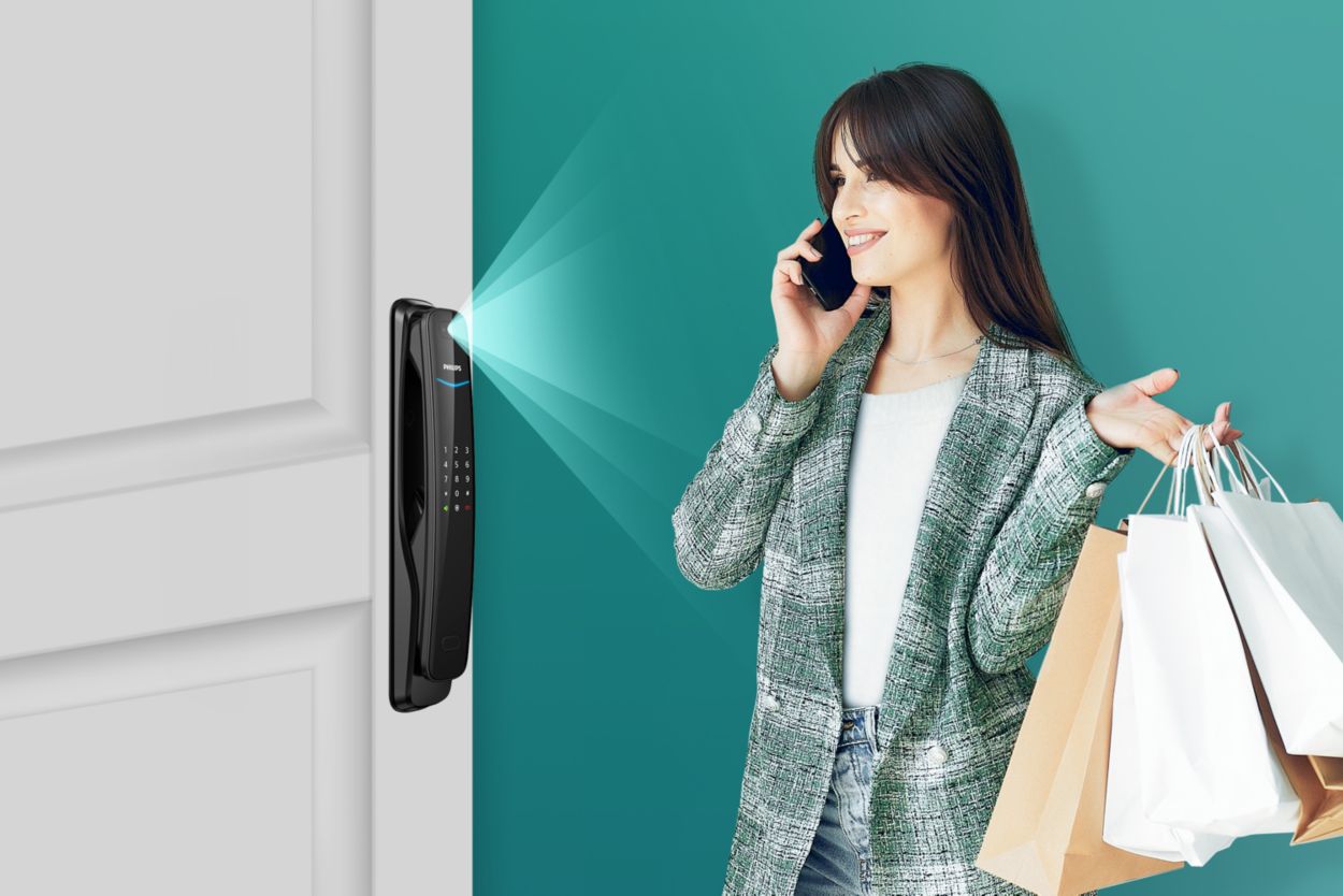 7000 series Facial recognition smart lock DDL702NAFBW/97 | Philips