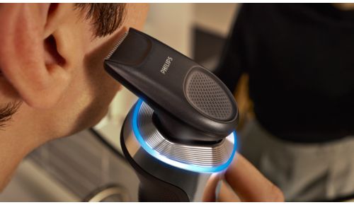 Recorta el bigote y las patillas