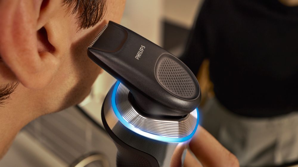 Trim your mustache and sideburns