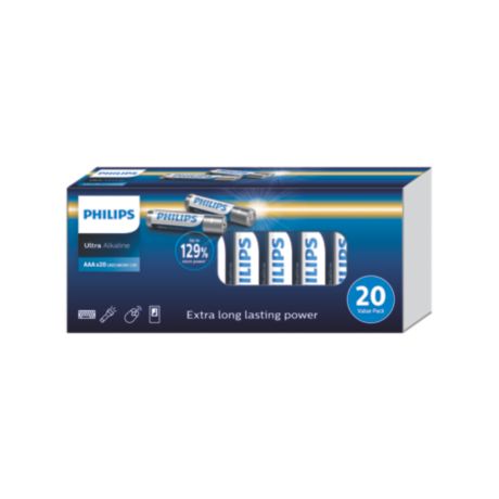 LR03E20BX/10 Ultra Alkaline Baterie