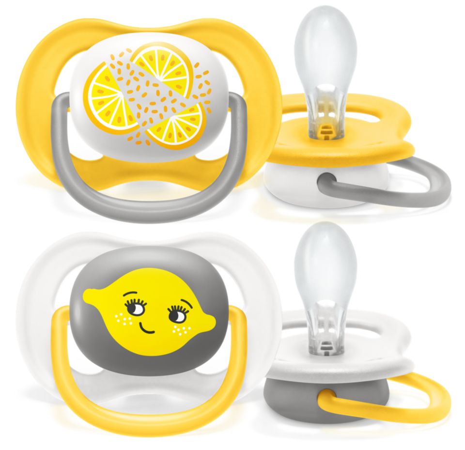 A light, breathable pacifier