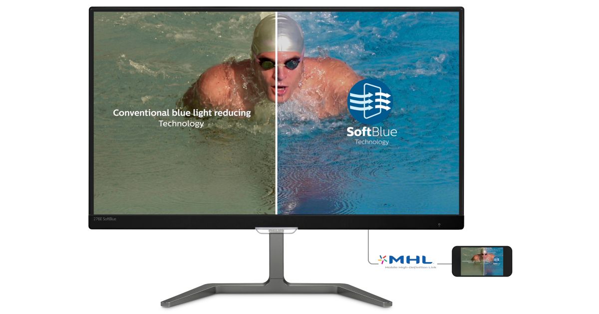 SoftBlue テクノロジー搭載液晶モニター 276E7EDAB/11 | Philips