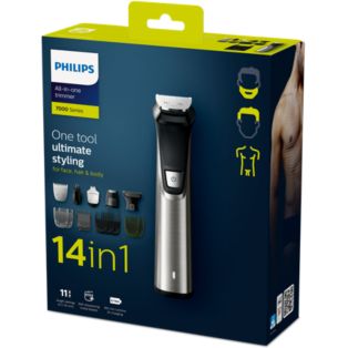 Multigroom series 7000 14-en-1 Visage, Cheveux et Corps