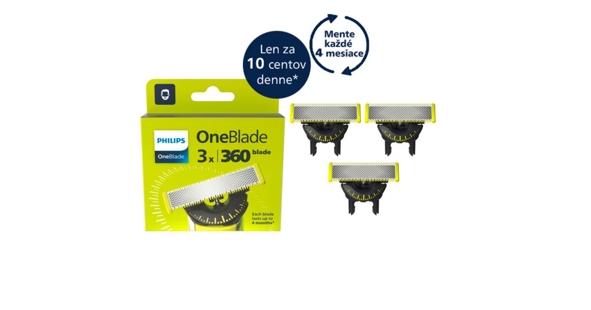 OneBlade 360 náhradná čepeľ QP430/50 - hlavný produktový obrázok Philips