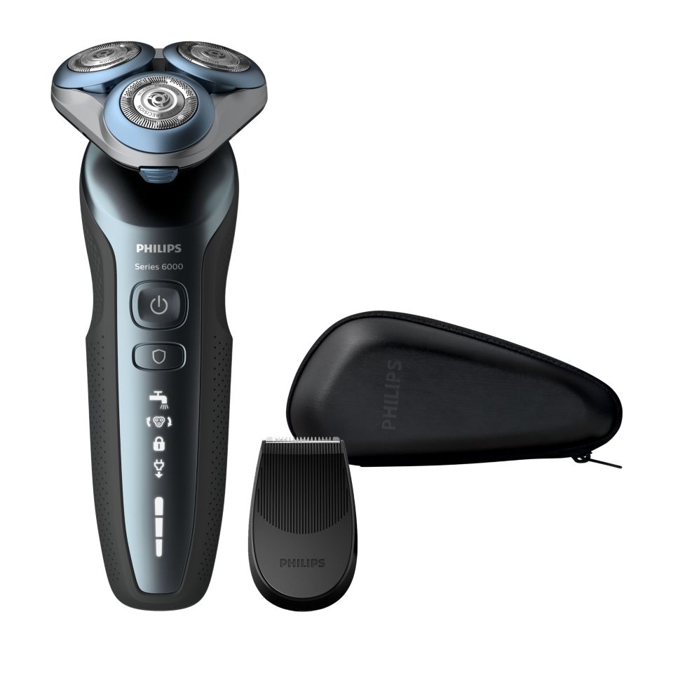 Shaver series 6000 Wet and dry electric shaver S6620/11 | Philips