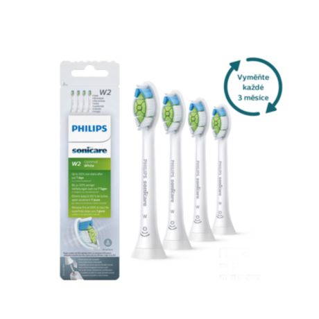 HX6064/10 Philips Sonicare Optimal White Hlavice sonického kartáčku standardní velikost 4 ks