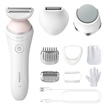 BRL176/00 Lady Shaver Series 8000 Cordless shaver with Wet and Dry use