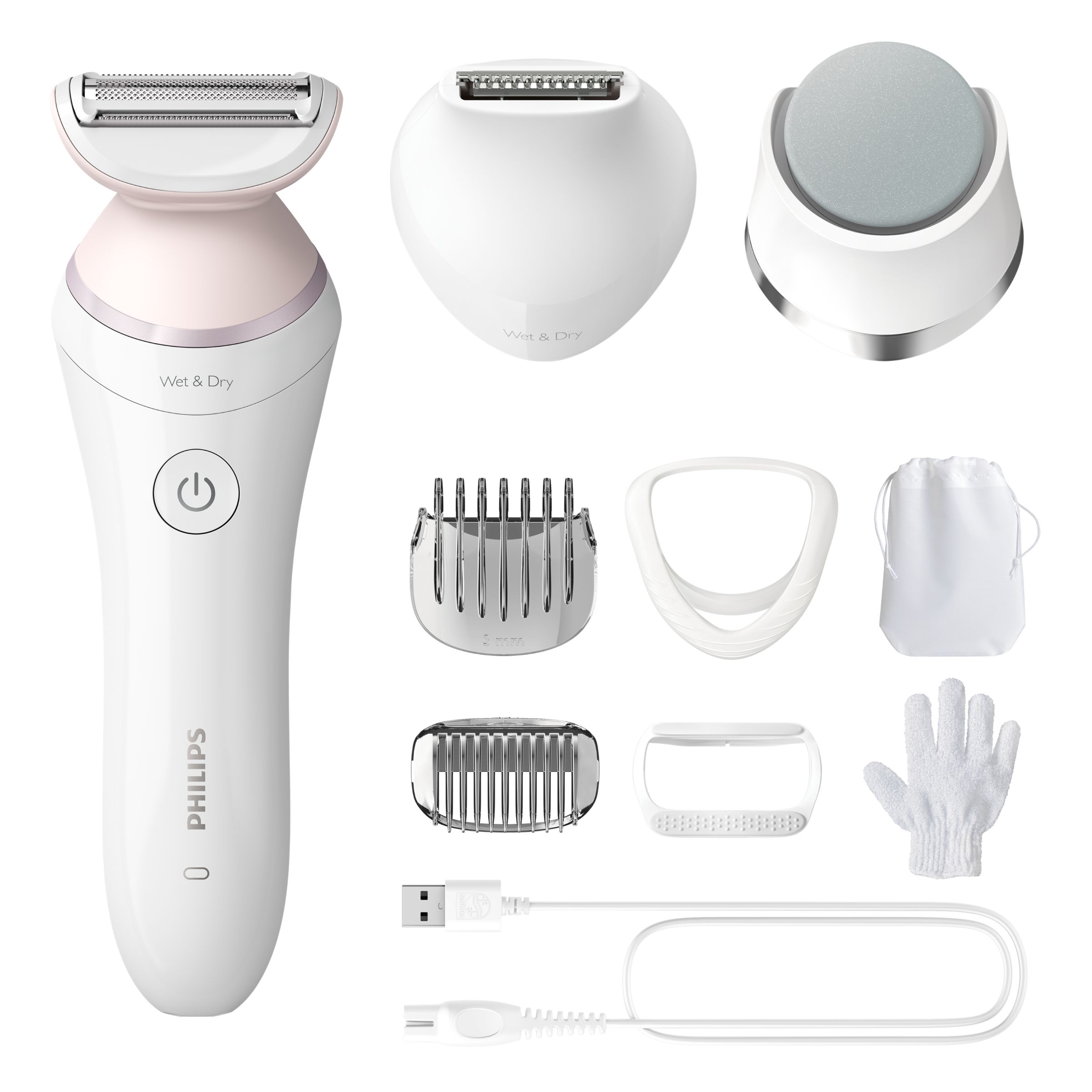 Philips Lady Shaver Series 8000 - Bezdrátový Holicí Strojek Pro Mokré A suché Použití - BRL176/00