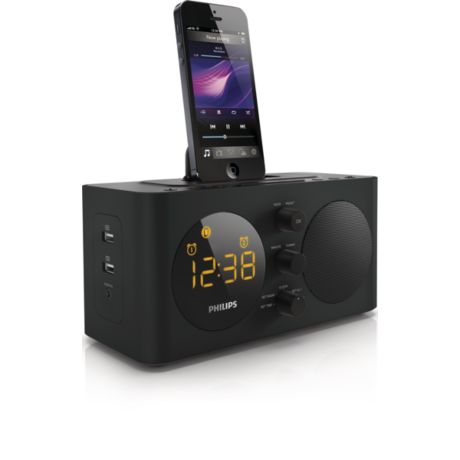 AJ6200DB/93  AJ6200DB Alarm Clock radio for iPod/iPhone