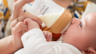 Teat releases milk when baby actively drinks