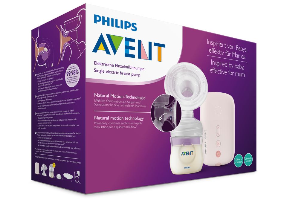 Single Electric breast pump Cadeauset SCD330/31 | Avent