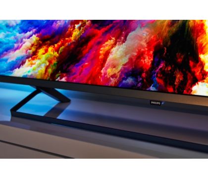 TV LED 55-Philips 55PUS7303/12, UHD 4K, Ambilight 3 lados, P5, HDR Plus,  Quad Core