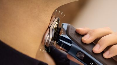 De la précision, même dans les zones les plus difficiles à raser